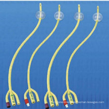 Disposable Medical 3 Way Latex Foley Balloon Catheter